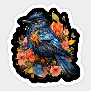 American Robin Rainbow Sticker